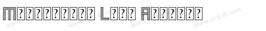 Minimalist Line Art字体转换